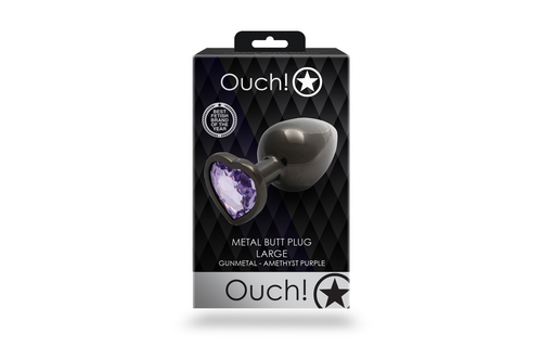 Heart-shaped Gemstone Butt Plug 9.3 cm – Stylish & Sensual