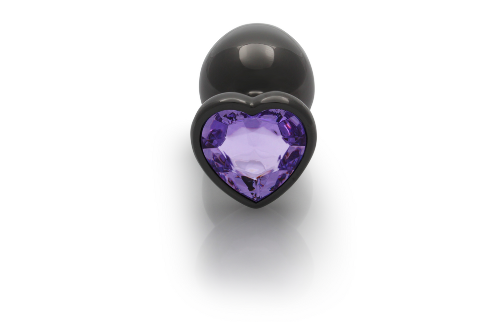 Herzförmiger Edelstein-Buttplug 9,3 cm – Stilvoll & sinnlich