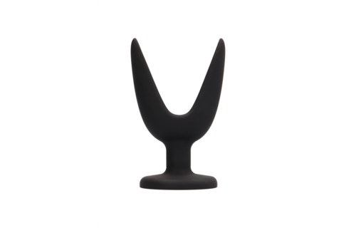 Split Butt Plug #1 10 cm - Flexible Silicone Expanding Plug