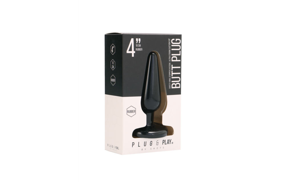 Basis Butt Plug 1 cm – Veilig, Zacht & Comfortabel Rubber
