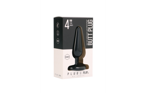 Basic Butt Plug 1 cm – Safe, Soft & Comfortable Rubber