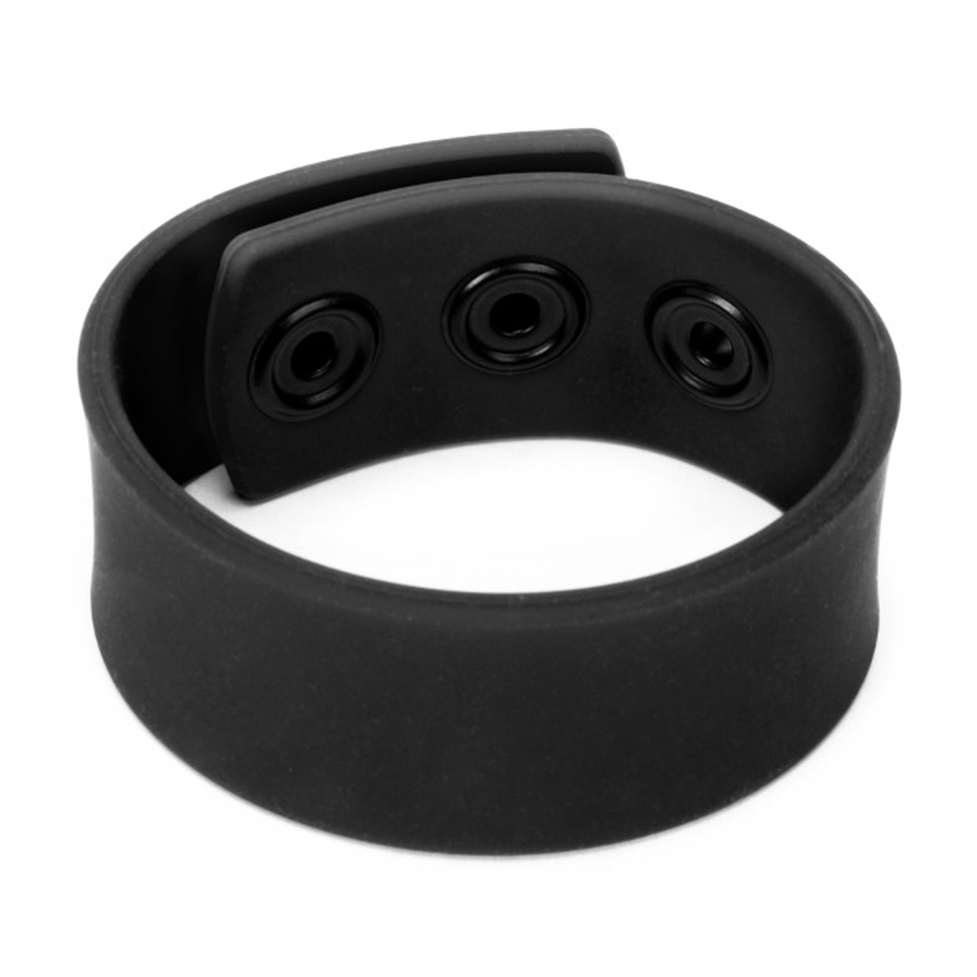 Siliconen Cock Strap Zwart | Comfort & Versterking Prowler