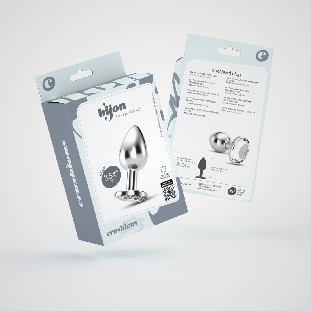 Bijou - Anal Jewel Plug - Groß - Klar