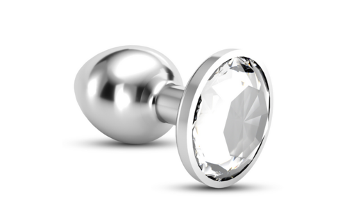 Bijou Anal Jewel Plug 8.5 cm - Luxurious, Transparent & Sensual