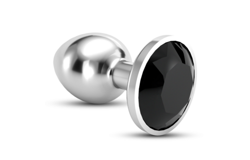 Bijou - Anale Sieraad Plug - Groot - Zwart