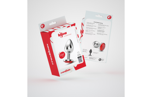 Bijou - Anale Sieraad Plug - Groot - Rood