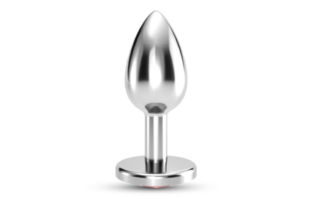 Bijou Anale Sieradenplug 8,5 cm Rood - Luxe & Comfort