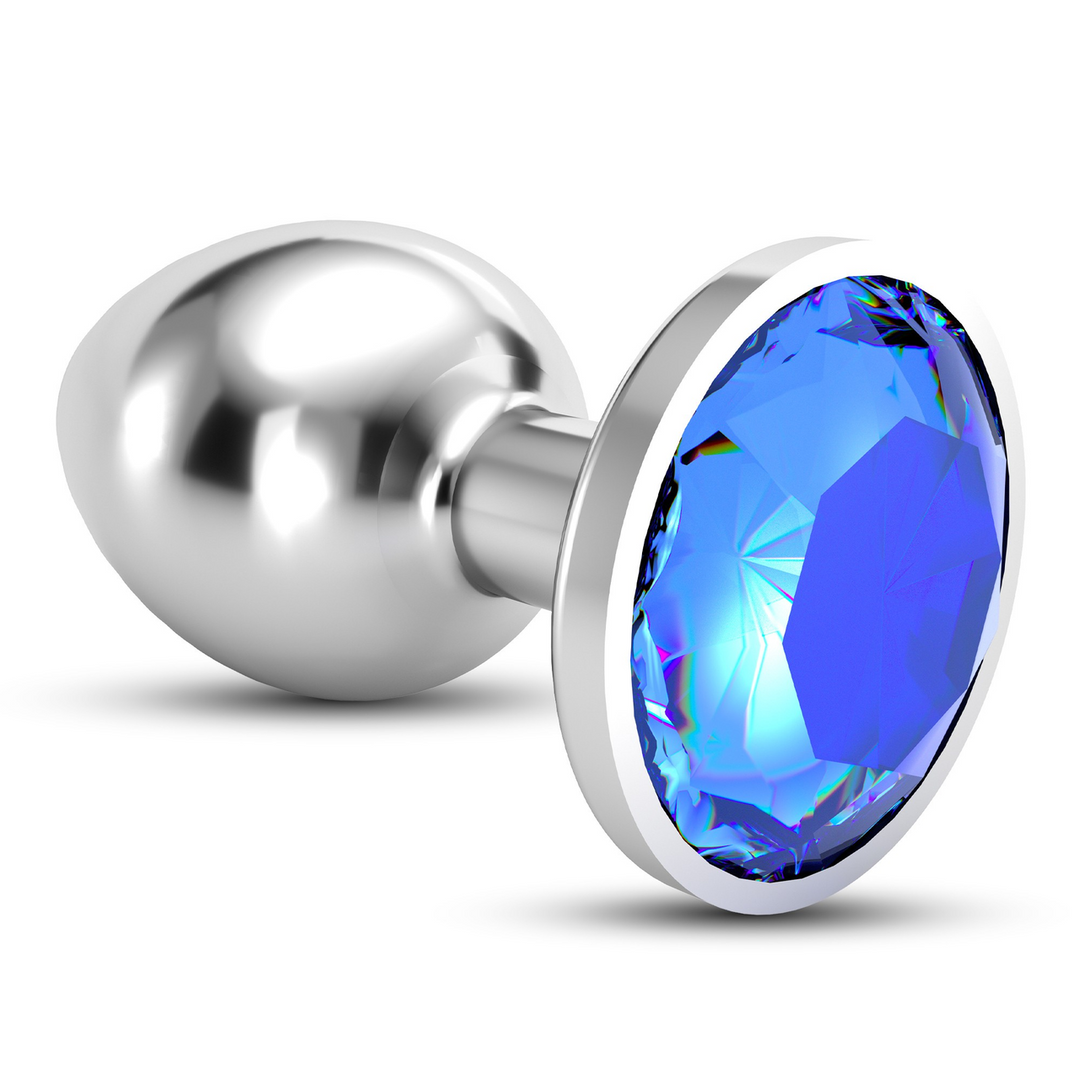 Bijou - Anal Jewel Plug - Groß - Blau