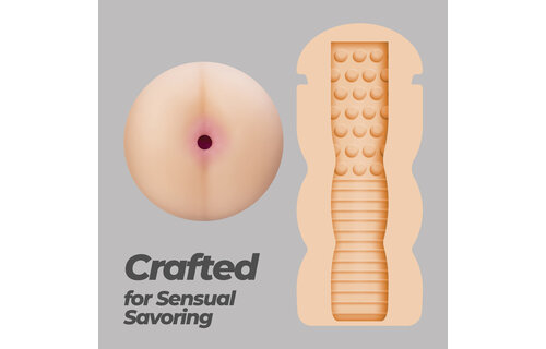 Fappucino Hot Buns Purple | Anal Masturbator Cup 16 cm