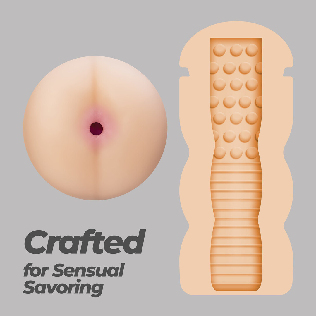 Fappucino Hot Buns Paars | Anale Masturbator Cup 16 cm