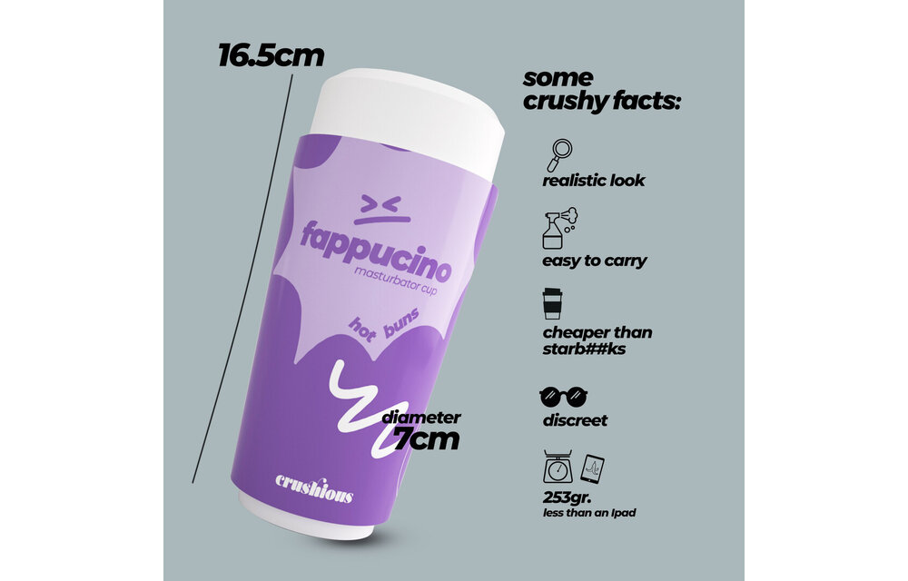 Fappucino Hot Buns Lila | Analer Masturbator Cup 16 cm