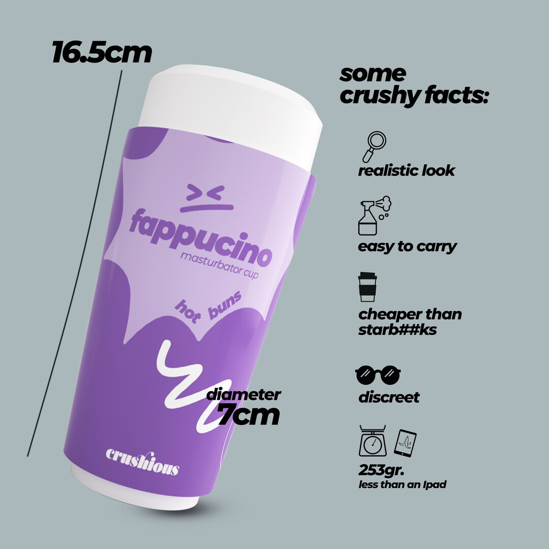 Fappucino Hot Buns Lila | Analer Masturbator Cup 16 cm