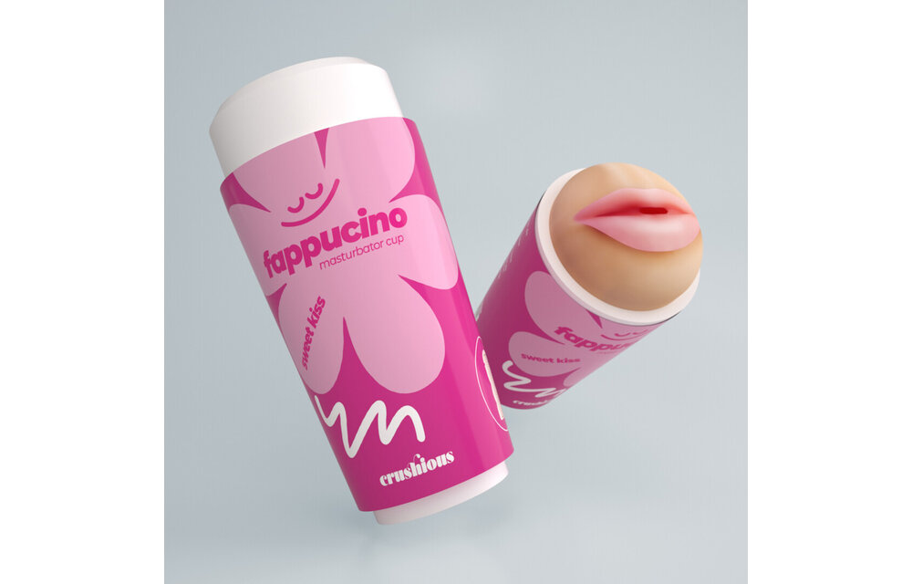 Fappucino Sweet Kiss Pink - Stylish Mouth Masturbator Head