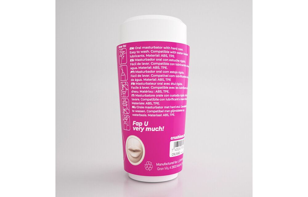 Fappucino Sweet Kiss Pink – Stilvoller Mund-Masturbationskopf