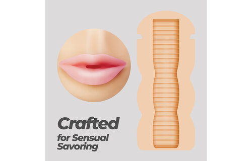 Fappucino Sweet Kiss Roze - Stijlvolle Mondmasturbeerkop