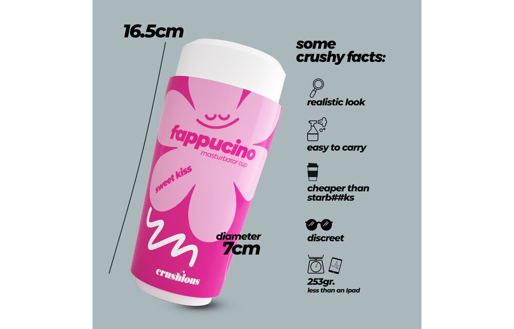 Fappucino Sweet Kiss Pink - Stylish Mouth Masturbator Head