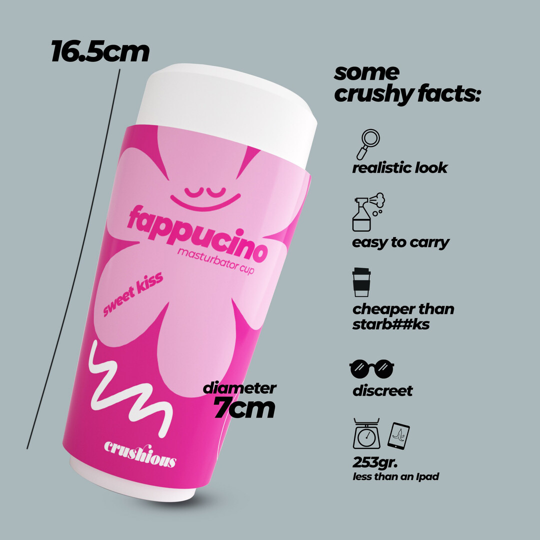 Fappucino Sweet Kiss Roze - Stijlvolle Mondmasturbeerkop