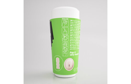 Fappucino Creamy Puss Groen – Vaginale Masturbator Cup