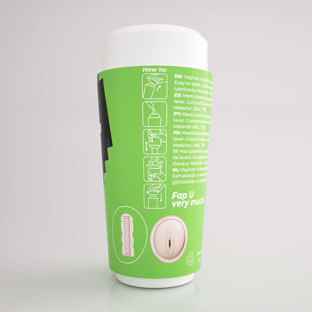 Fappucino Creamy Puss Grün – Vaginaler Masturbator-Becher