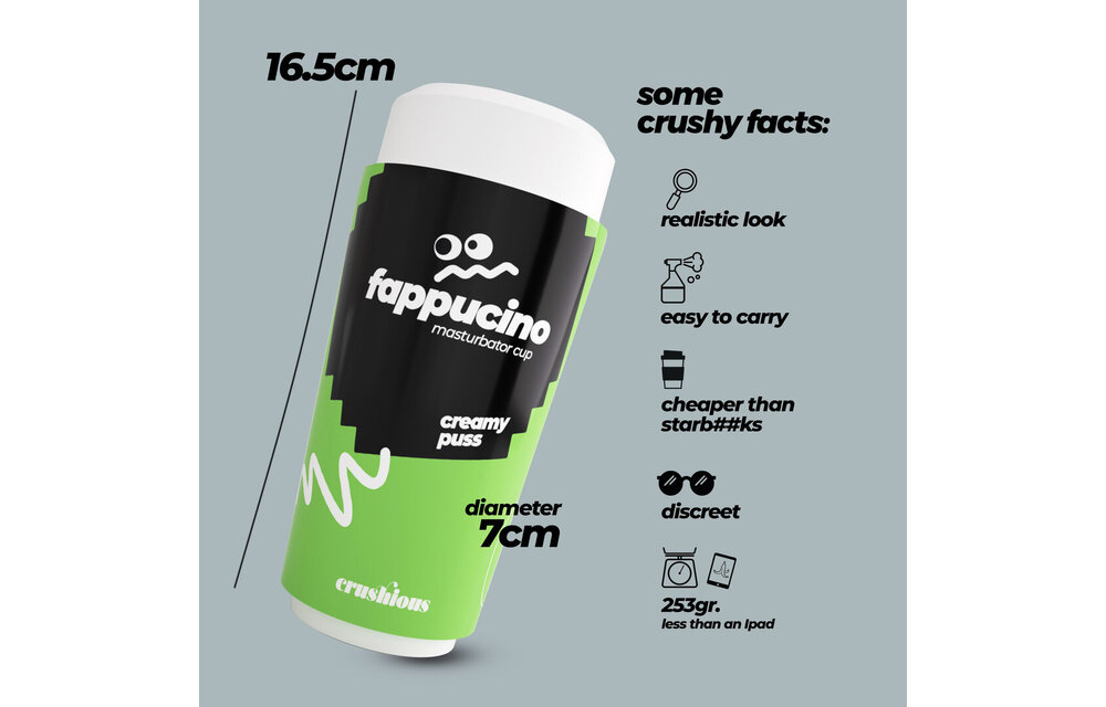 Fappucino Creamy Puss Green – Vaginal Masturbator Cup
