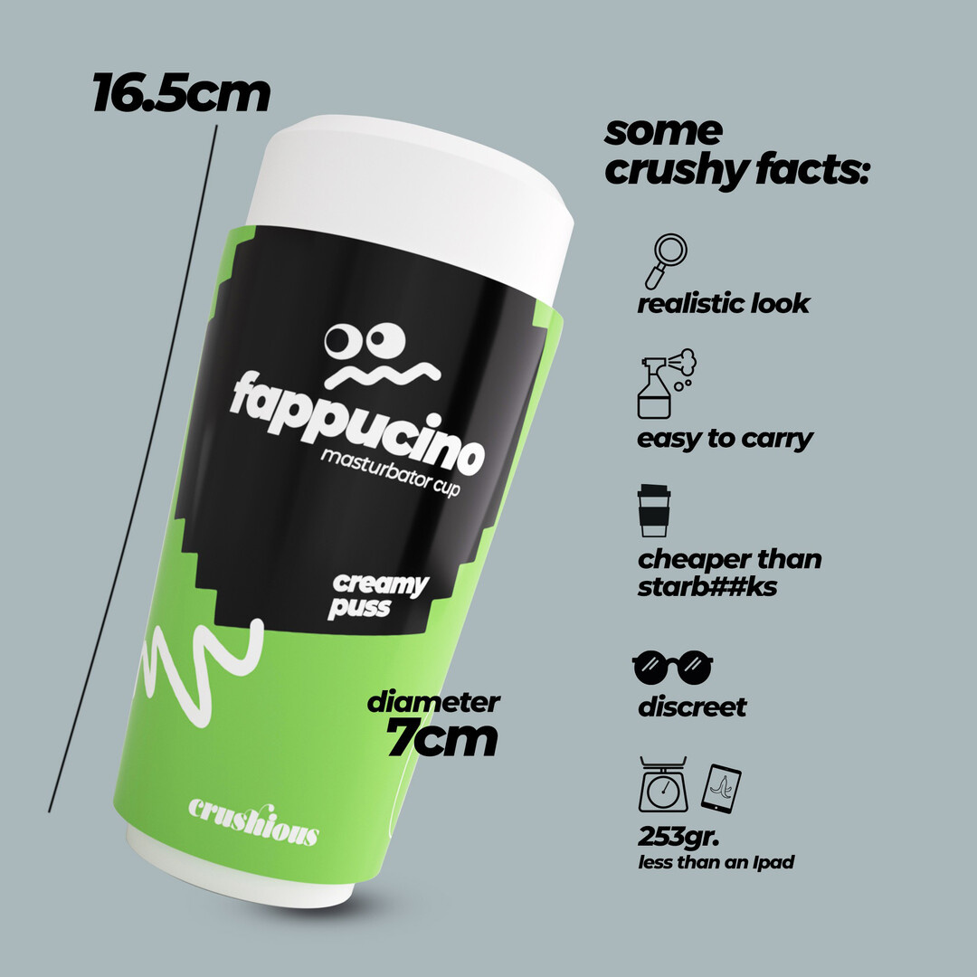 Fappucino Creamy Puss Green – Vaginal Masturbator Cup