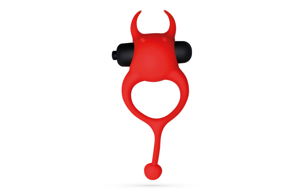 Daemon Vibrating Cock Ring Red - Comfort & Intense Pleasure