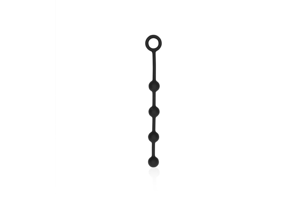 Silicone Anal Beads 4 cm – Small, Black & Discreet Pleasure