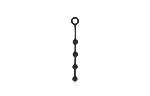 Silikon-Analkugelkette - Klein - Schwarz
