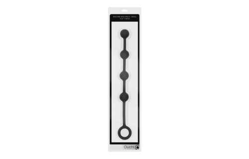 Siliconen Anale Ballen 4 cm – Klein, Zwart & Discreet Plezier