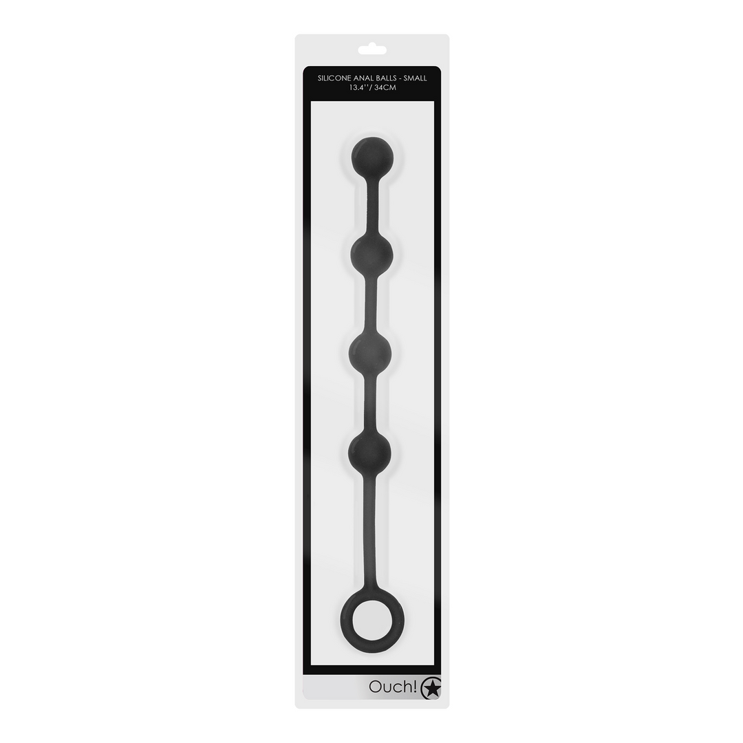 Siliconen Anale Ballen 4 cm – Klein, Zwart & Discreet Plezier