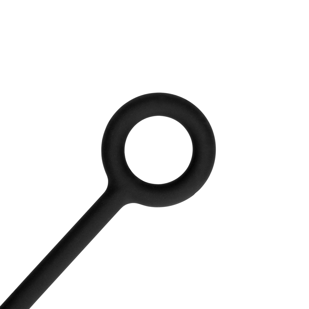 Silikon-Analkugelkette - Klein - Schwarz