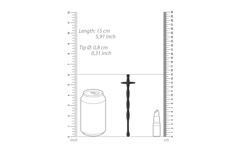 Siliconen Cock Pin 0,3/8 mm – Veilig en Spannend Sounding
