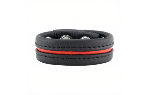 Verstellbarer Leder-Cockring Rot – Komfort & Langlebigkeit