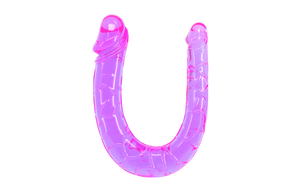 Zwillingskopf - Jelly Penis Doppel-Dildo