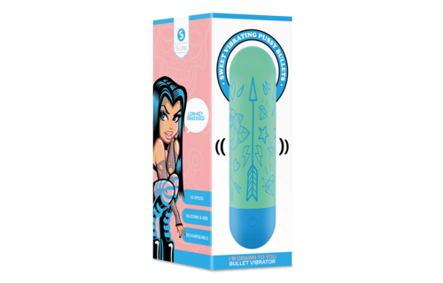 I'm Drawn to You Bullet Vibrator | Powerful & Stylish Green