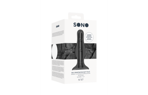 Zelfdoorlatende Butt Plug 12,5 cm - Innovatief Anale Genot