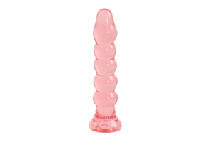 Anal Plug 14 cm with 5 Ridges | Flexible & Safe Pleasure