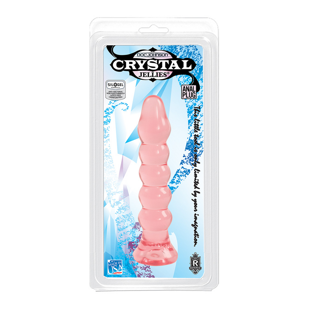 Anal Plug 14 cm with 5 Ridges | Flexible & Safe Pleasure