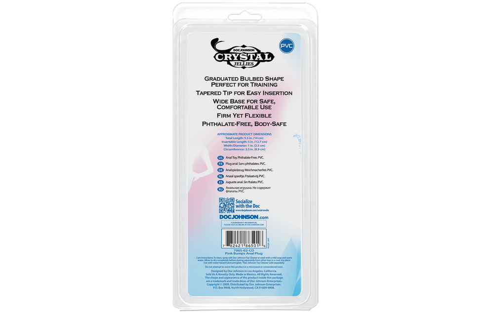 Anal Plug 14 cm with 5 Ridges | Flexible & Safe Pleasure