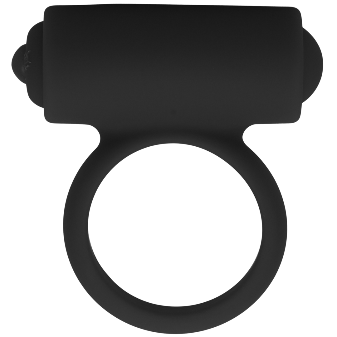 Vibrating C-ring Black | Intense Pleasure & Comfort | Doc Johnson