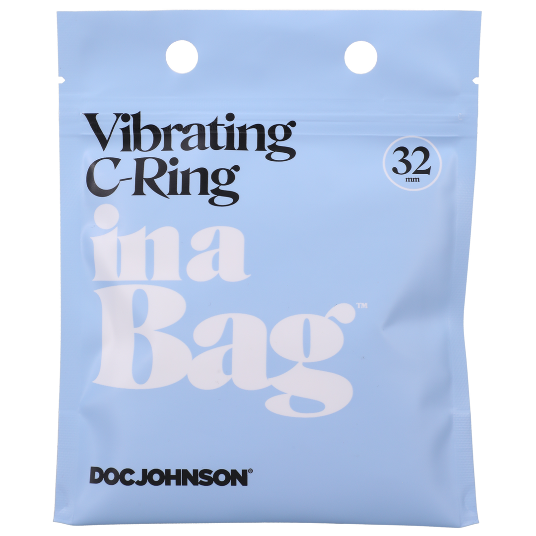 Vibrating C-ring Black | Intense Pleasure & Comfort | Doc Johnson