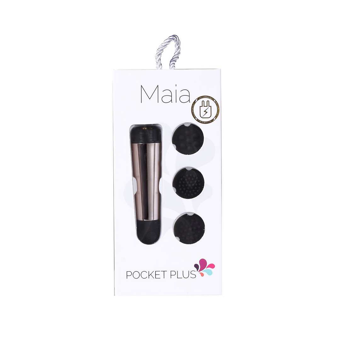 Pocket Plus Rose Gold Rocket Vibrator | Rechargeable & Powerful
