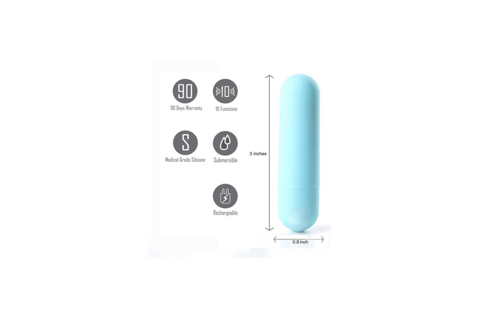 Jessi Mini Bullet Vibrator - Krachtig & Discreet, 10 Functies