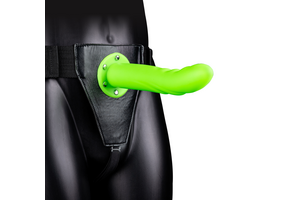 Glow in the Dark Strap-On Neongrün 15,2 cm – Ouch! by Shots