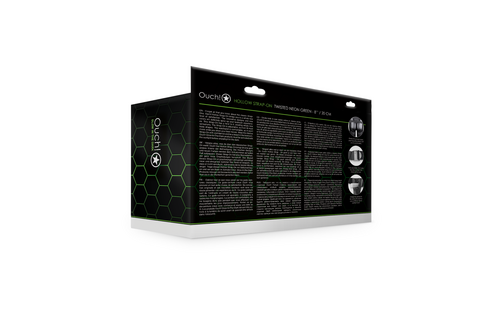 Glow in the Dark Strap-On Neongrün 15,2 cm – Ouch! by Shots