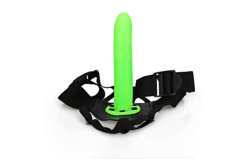 Glow in the Dark Strap-On Neongrün 15,2 cm – Ouch! by Shots
