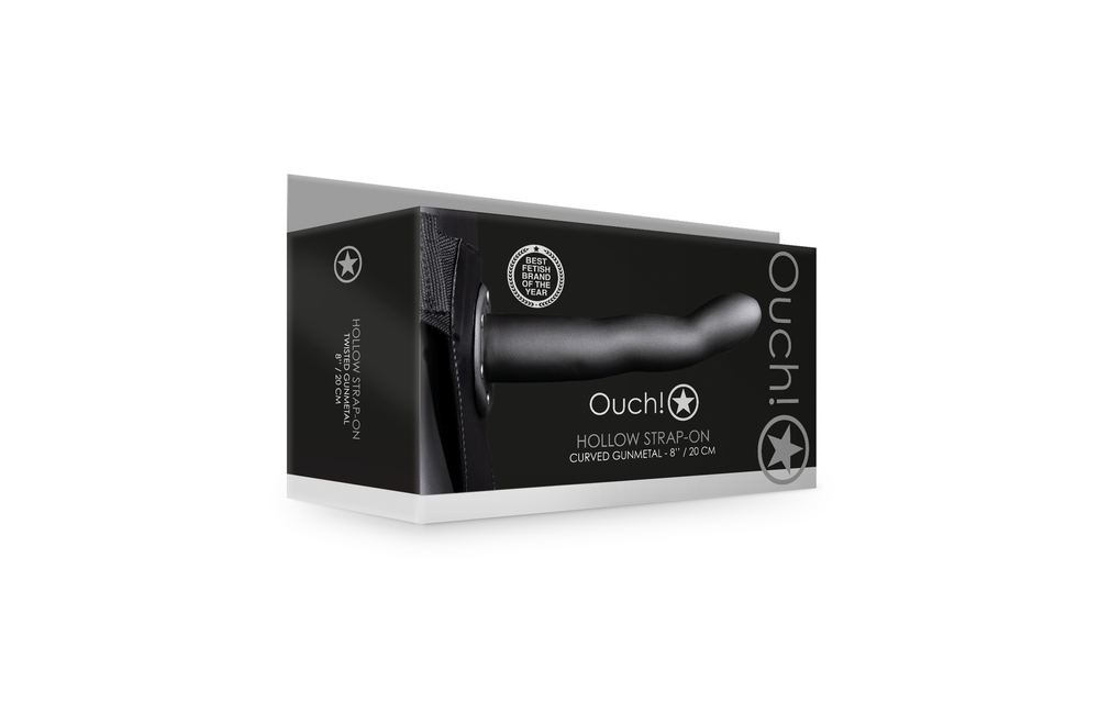 Curved Hollow Strap-On 15.2 cm - Comfort & Intense Pleasure