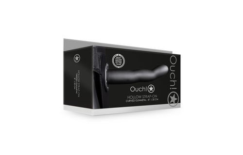 Gebogen Holle Strap-On 15,2 cm - Comfort & Intens Genot