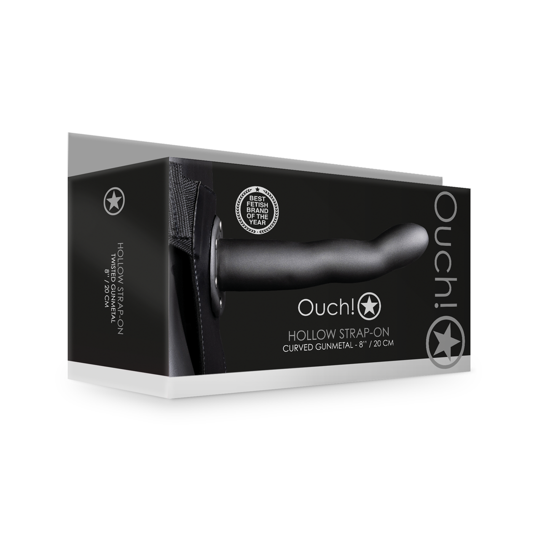 Curved Hollow Strap-On 15.2 cm - Comfort & Intense Pleasure