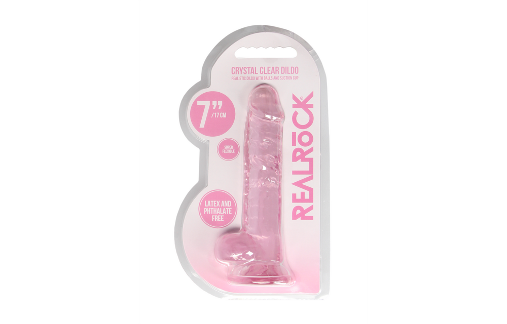 Realistic Dildo with Balls 19 cm – Natural & Safe